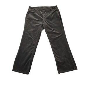 Jag Jeans Women's Corduroy Stretch High Rise Straight Leg Pull On 42" X 32"  22W